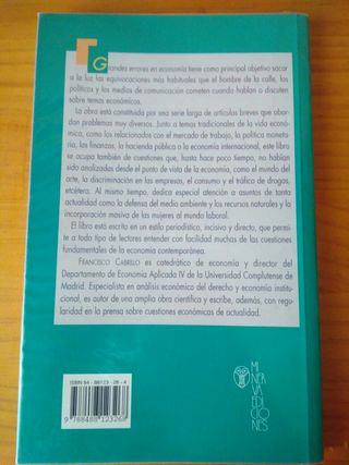 Grandes errores en economía (Minerva Ediciones)